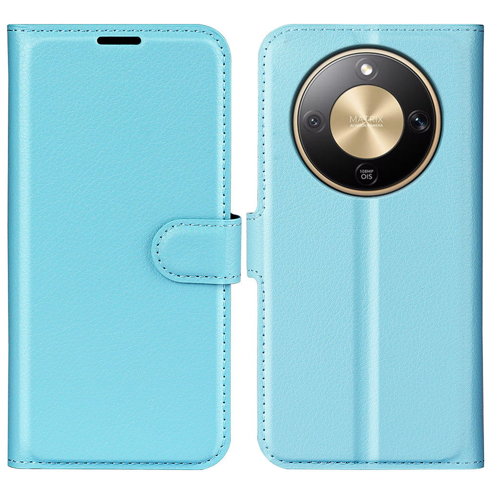 For Honor Magic8 Lite 5G / X9d 5G / X70 5G Case Litchi Texture Shockproof Leather Wallet Phone Cover