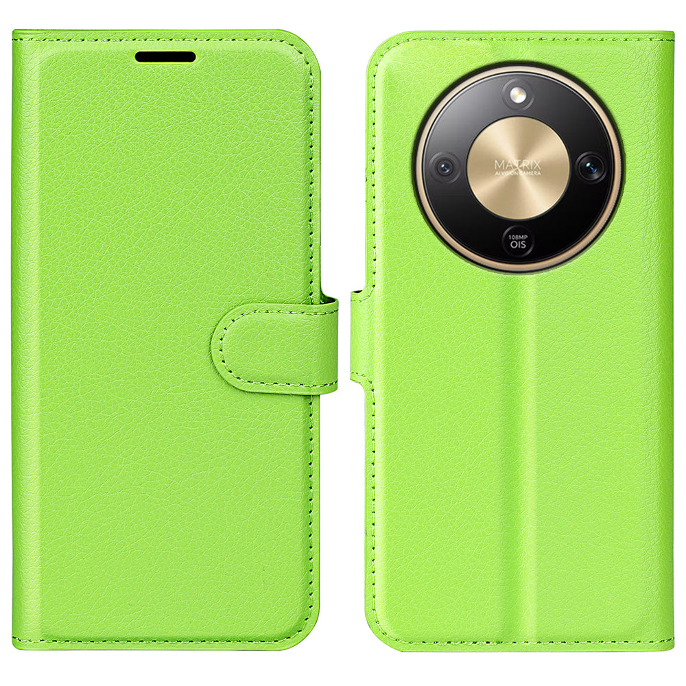 For Honor Magic8 Lite 5G / X9d 5G / X70 5G Case Litchi Texture Shockproof Leather Wallet Phone Cover
