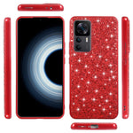 For Xiaomi 12T 5G / 12T Pro 5G / Redmi K50 Ultra 5G Shiny Glitter Sequins Phone Case Scratch Proof Electroplating TPU Frame Hard PC Back Cover
