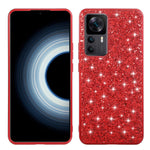 For Xiaomi 12T 5G / 12T Pro 5G / Redmi K50 Ultra 5G Shiny Glitter Sequins Phone Case Scratch Proof Electroplating TPU Frame Hard PC Back Cover