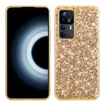 For Xiaomi 12T 5G / 12T Pro 5G / Redmi K50 Ultra 5G Shiny Glitter Sequins Phone Case Scratch Proof Electroplating TPU Frame Hard PC Back Cover