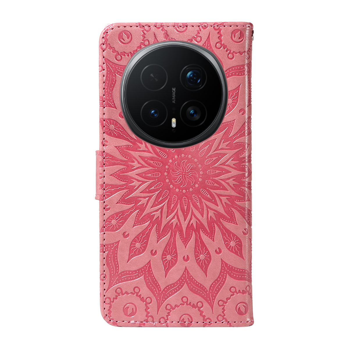 For Honor Magic8 Pro 5G Leather Wallet Case Sunflower Imprinted Phone Cover