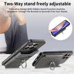 For Xiaomi 15T Pro Case with Card Holder Kickstand Leather + TPU + PC Phone Cover