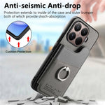 For Xiaomi 15T Pro Case with Card Holder Kickstand Leather + TPU + PC Phone Cover