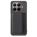 For Xiaomi 15T Pro Case RFID Blocking Carbon Fiber Leather Phone Back Cover with Card Holder