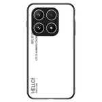 For Xiaomi 17 Case Anti-Scratch Tempered Glass + PC + TPU Phone Cover