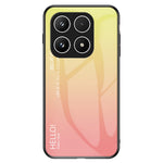 For Xiaomi 17 Case Anti-Scratch Tempered Glass + PC + TPU Phone Cover