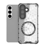 Magnetiskt skal för Samsung Galaxy S26 med honungskakadesign i TPU + PC-fodral