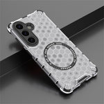 Magnetiskt skal för Samsung Galaxy S26 med honungskakadesign i TPU + PC-fodral