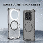 For Xiaomi Poco M8 Pro 5G / Redmi Note 15 Pro+ 5G (Global) Magnetic Case Honeycomb Design TPU + PC Phone Cover
