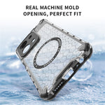 For Xiaomi Redmi 15C 4G (Global) (171mm) / Poco C85 4G (171mm) Magnetic Case Honeycomb Design TPU + PC Phone Cover