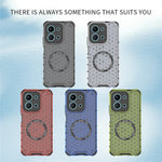 For Xiaomi Redmi 15C 4G (Global) (171mm) / Poco C85 4G (171mm) Magnetic Case Honeycomb Design TPU + PC Phone Cover