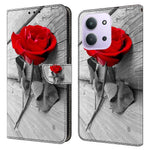 For Xiaomi Redmi 15C 4G (Global) (171mm)  /  Poco C85 4G (171mm) Case Magnetic Clasp 3D Pattern Leather Wallet Phone Cover