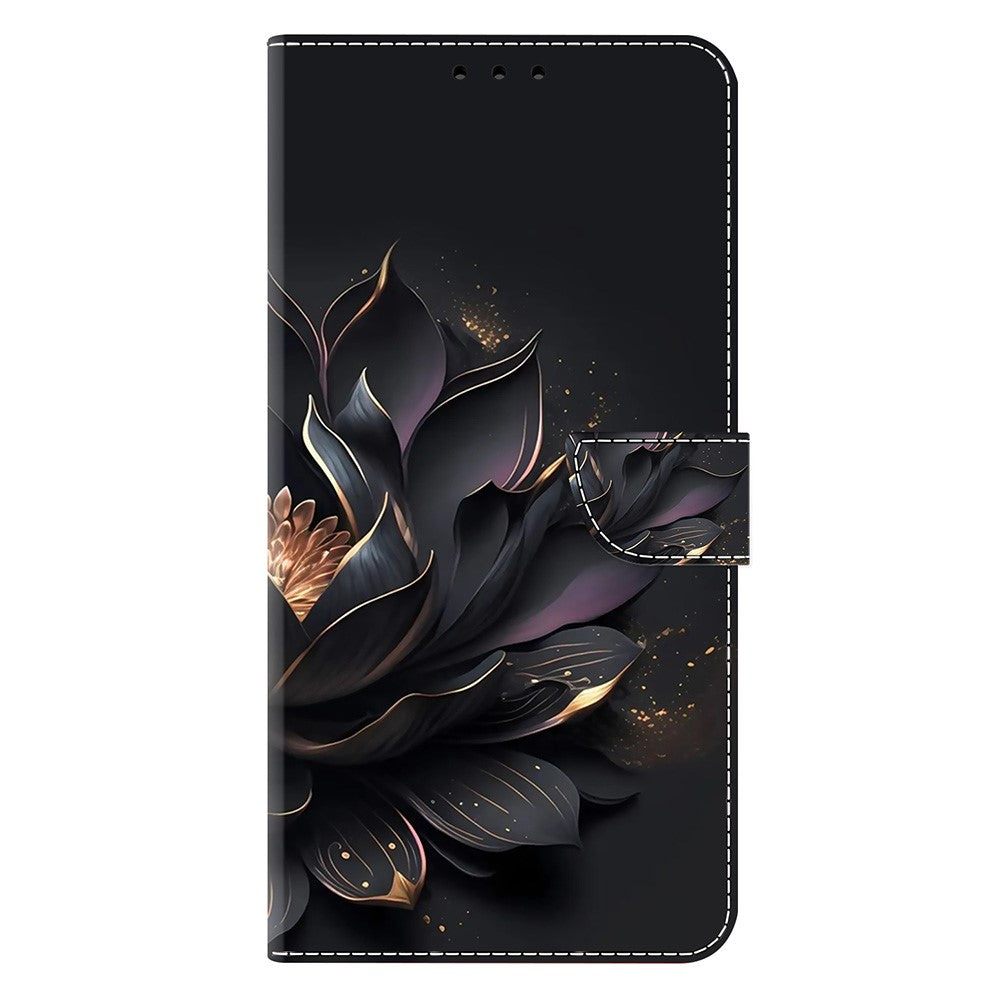 For Xiaomi Redmi A5 NFC (EU) (173.45mm) Case Magnetic Clasp 3D Pattern Leather Wallet Phone Cover