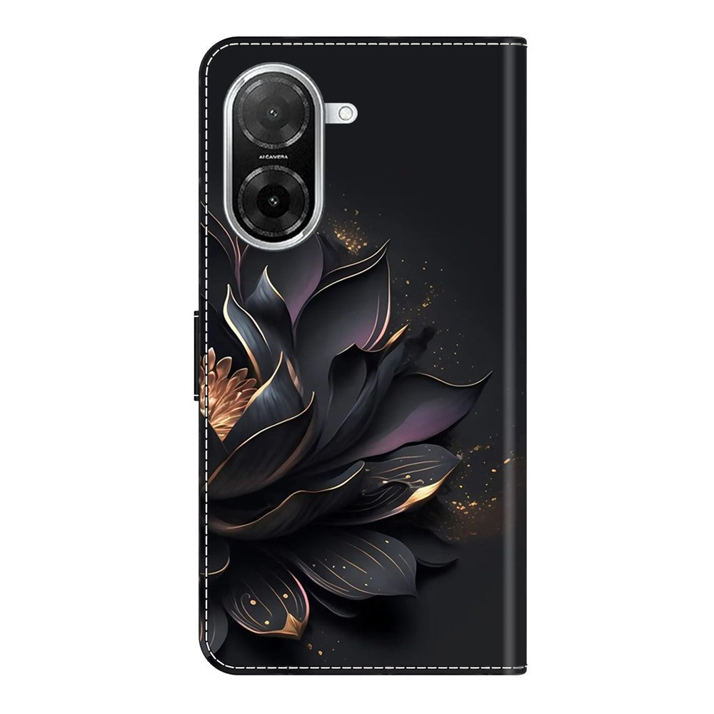 For Xiaomi Redmi A5 NFC (EU) (173.45mm) Case Magnetic Clasp 3D Pattern Leather Wallet Phone Cover