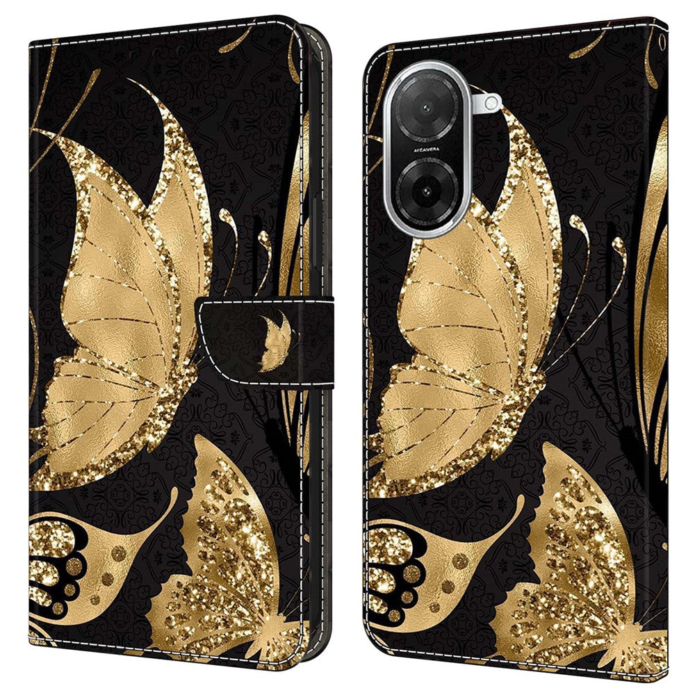 For Xiaomi Redmi A5 NFC (EU) (173.45mm) Case Magnetic Clasp 3D Pattern Leather Wallet Phone Cover