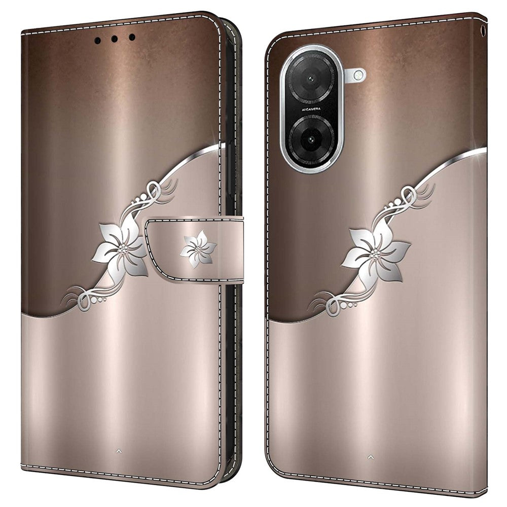 For Xiaomi Redmi A5 NFC (EU) (173.45mm) Case Magnetic Clasp 3D Pattern Leather Wallet Phone Cover