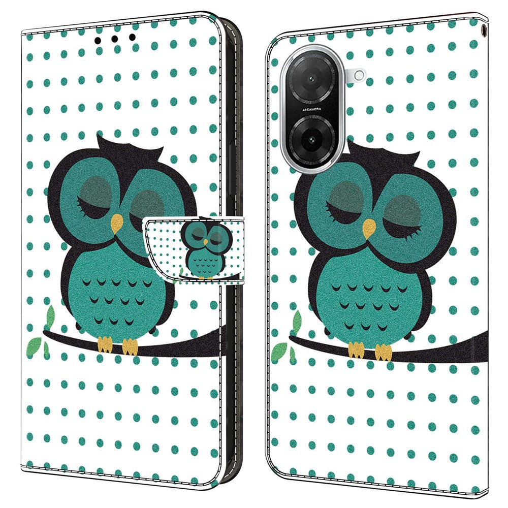 For Xiaomi Redmi A5 NFC (EU) (173.45mm) Case Magnetic Clasp 3D Pattern Leather Wallet Phone Cover