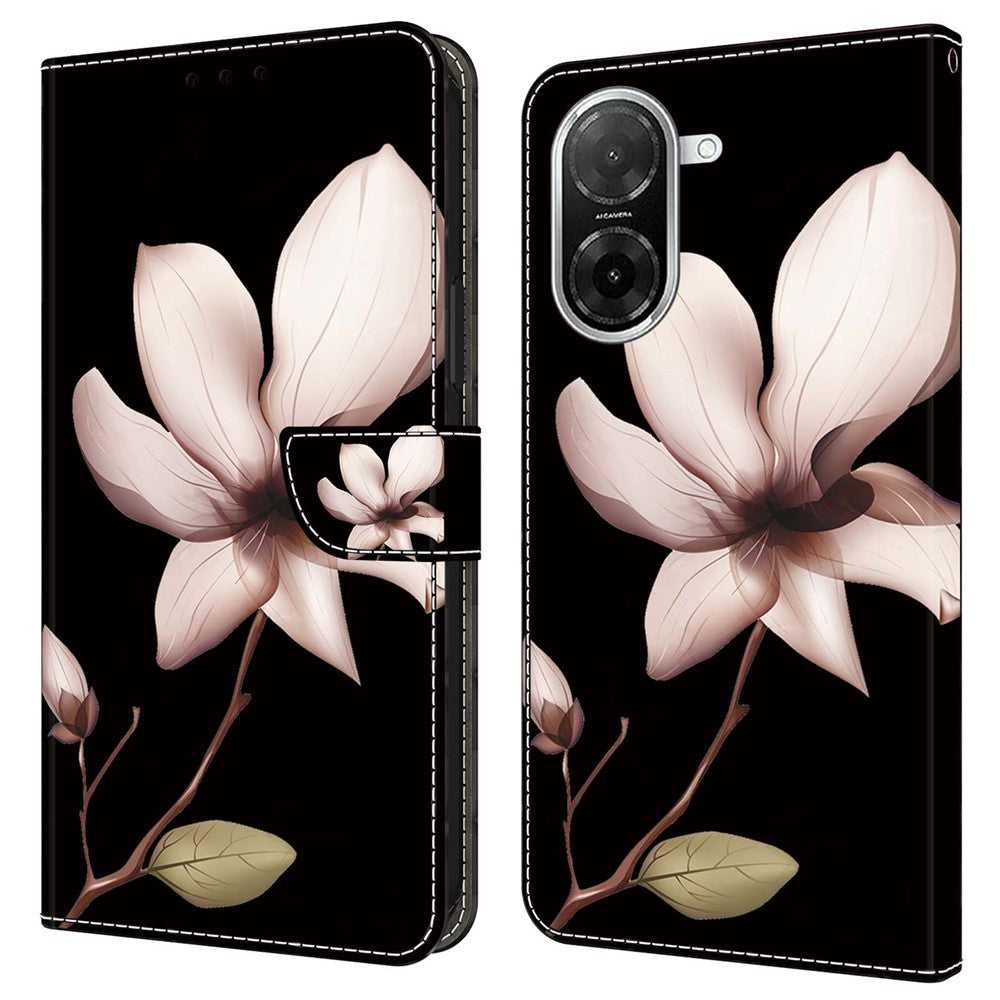 For Xiaomi Redmi A5 NFC (EU) (173.45mm) Case Magnetic Clasp 3D Pattern Leather Wallet Phone Cover