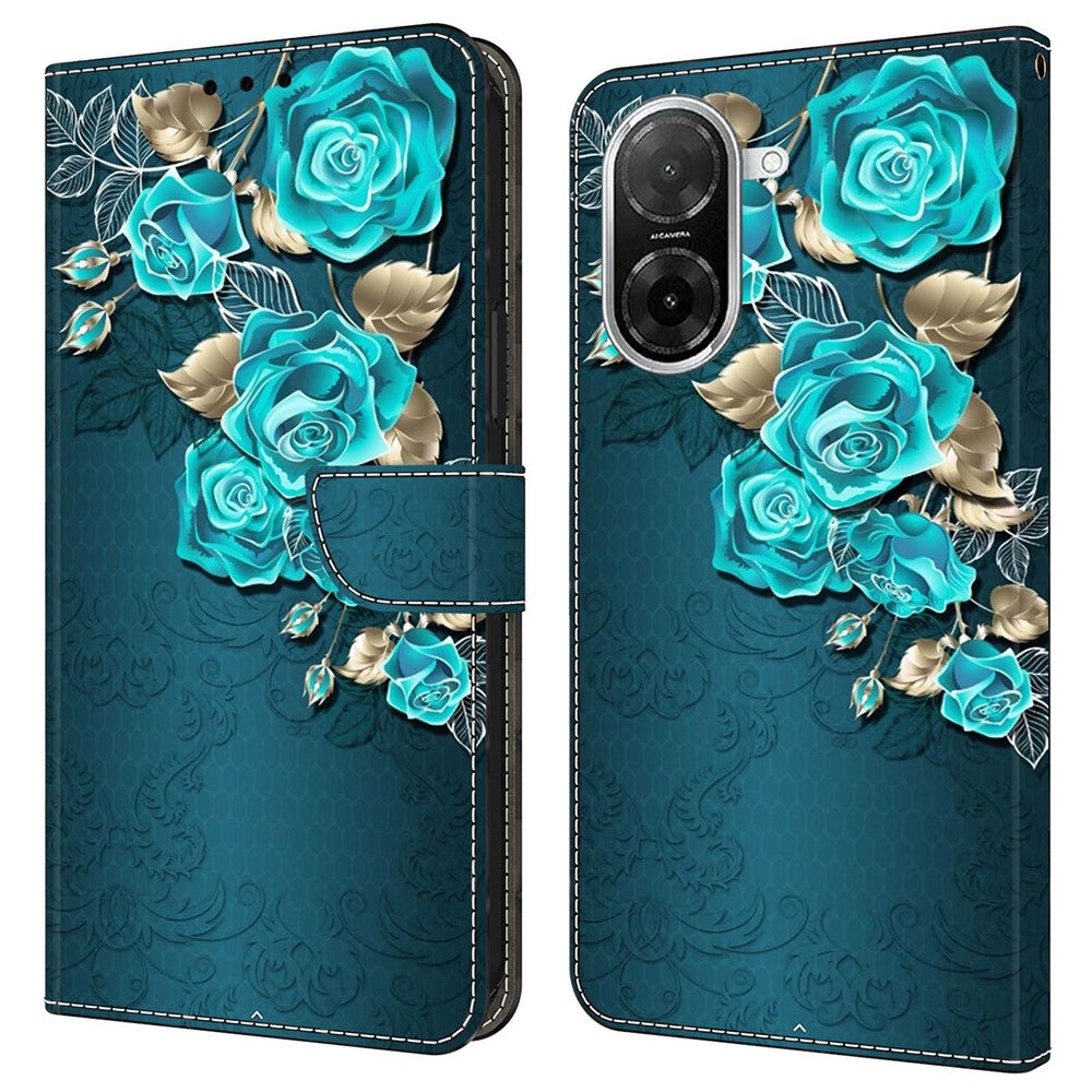 For Xiaomi Redmi A5 NFC (EU) (173.45mm) Case Magnetic Clasp 3D Pattern Leather Wallet Phone Cover