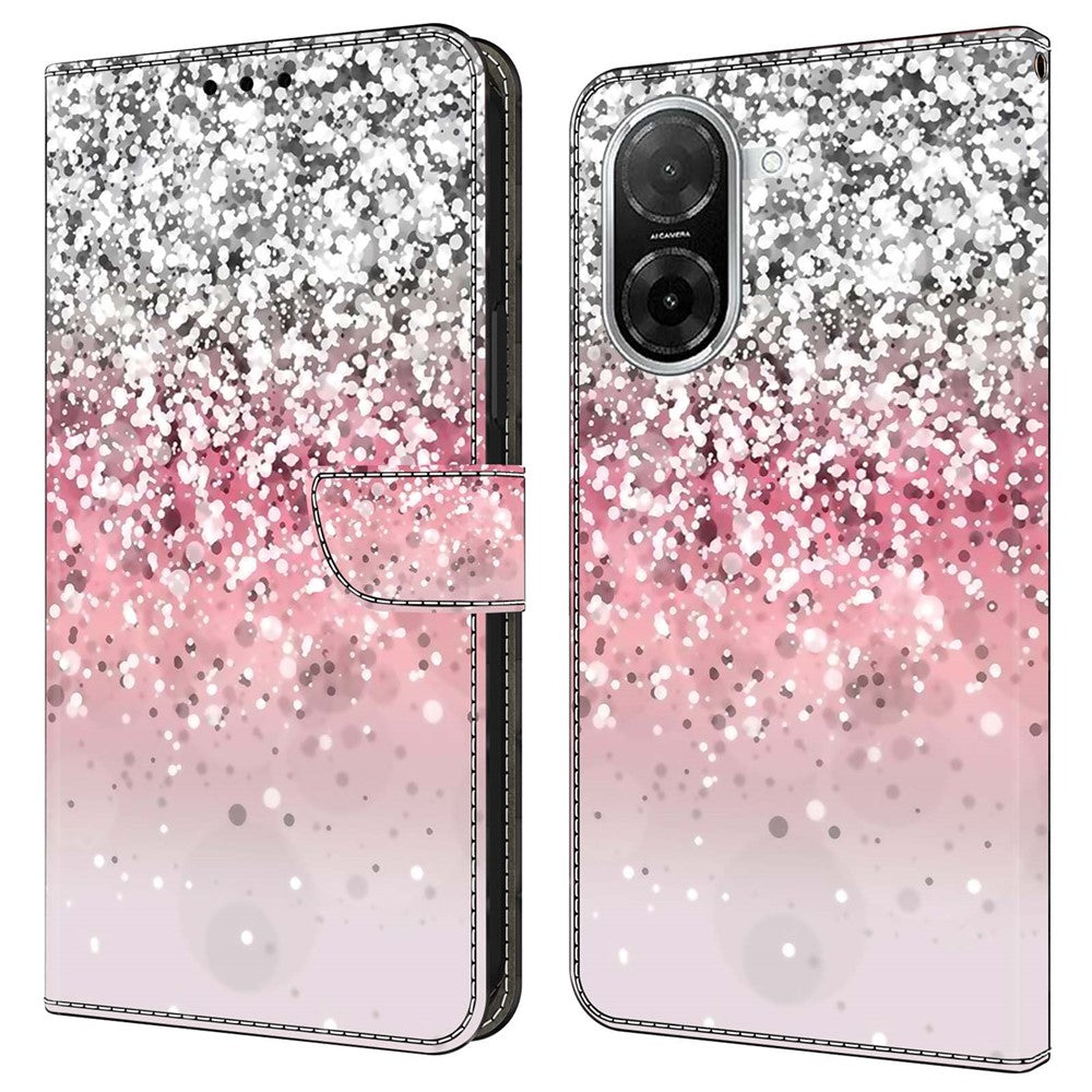 For Xiaomi Redmi A5 NFC (EU) (173.45mm) Case Magnetic Clasp 3D Pattern Leather Wallet Phone Cover