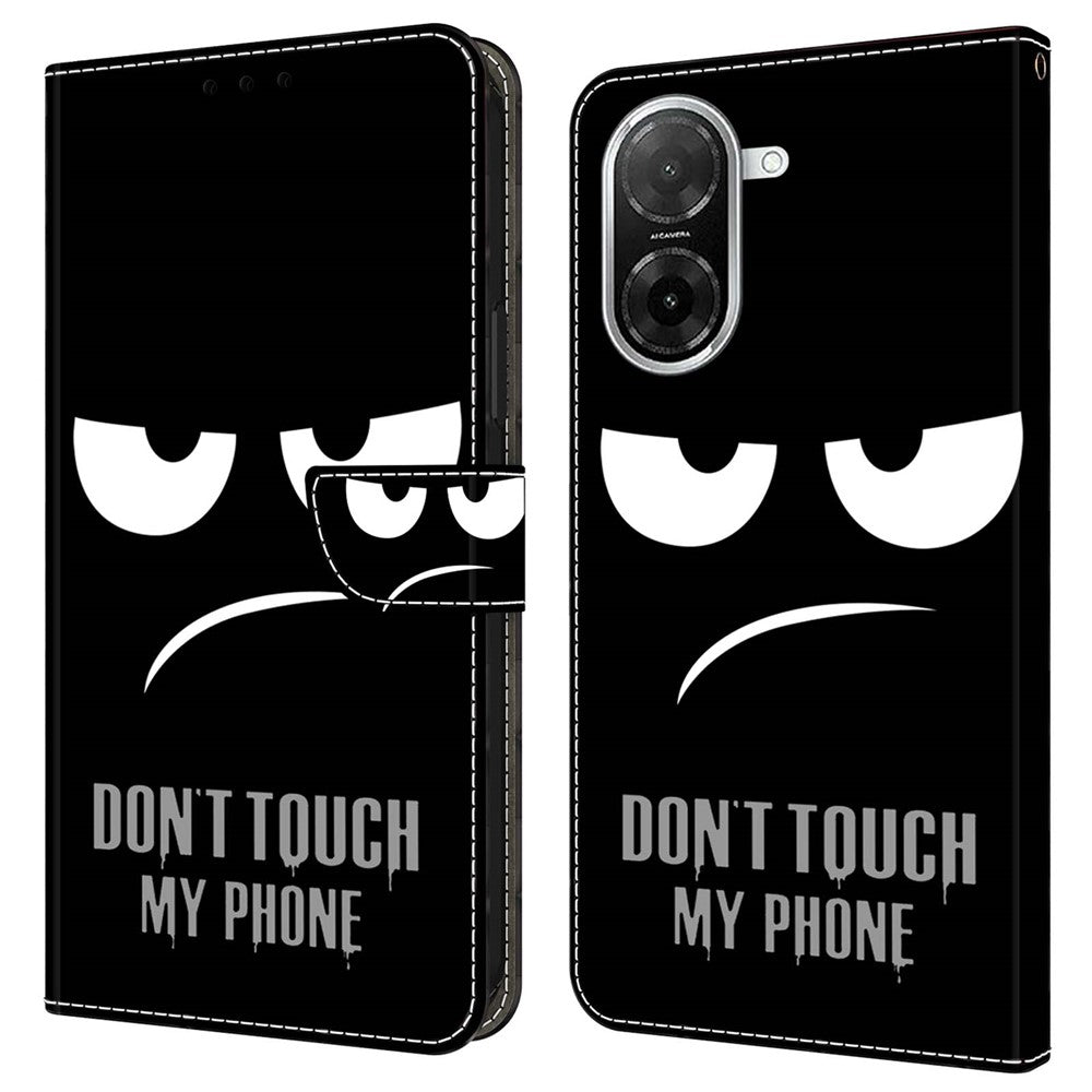 For Xiaomi Redmi A5 NFC (EU) (173.45mm) Case Magnetic Clasp 3D Pattern Leather Wallet Phone Cover