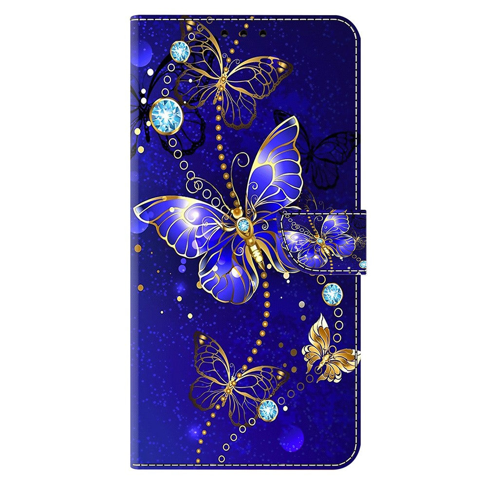 For Xiaomi Redmi 15C 4G (Global) (171mm)  /  Poco C85 4G (171mm) Case 3D Pattern PU Leather Wallet Phone Cover with Stand