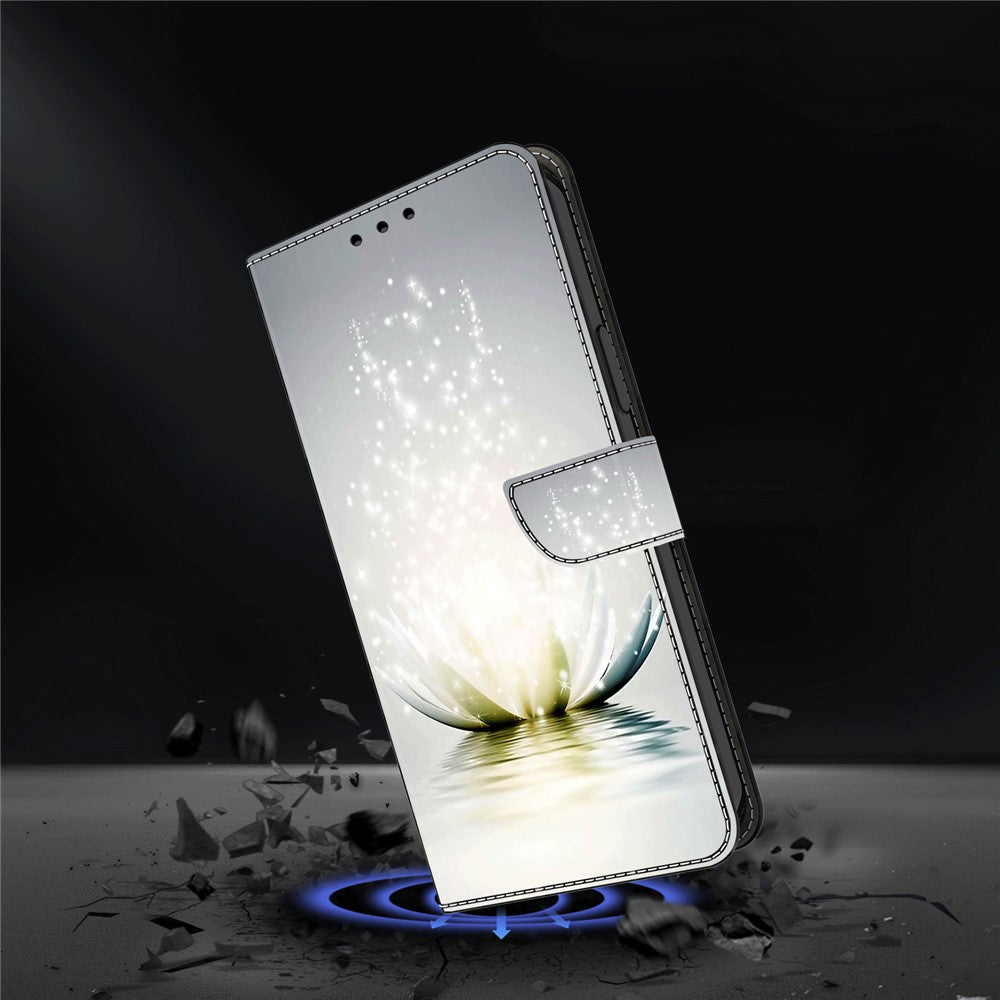 For Xiaomi Redmi A5 NFC (EU) (173.45mm) Case 3D Pattern PU Leather Wallet Phone Cover with Stand