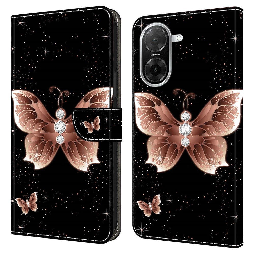For Xiaomi Redmi A5 NFC (EU) (173.45mm) Case 3D Pattern PU Leather Wallet Phone Cover with Stand
