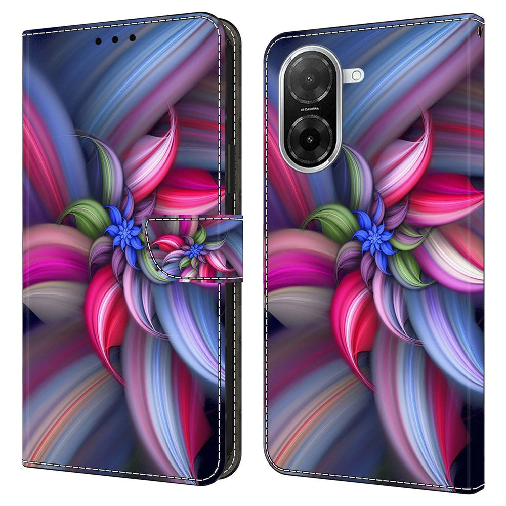 For Xiaomi Redmi A5 NFC (EU) (173.45mm) Case 3D Pattern PU Leather Wallet Phone Cover with Stand
