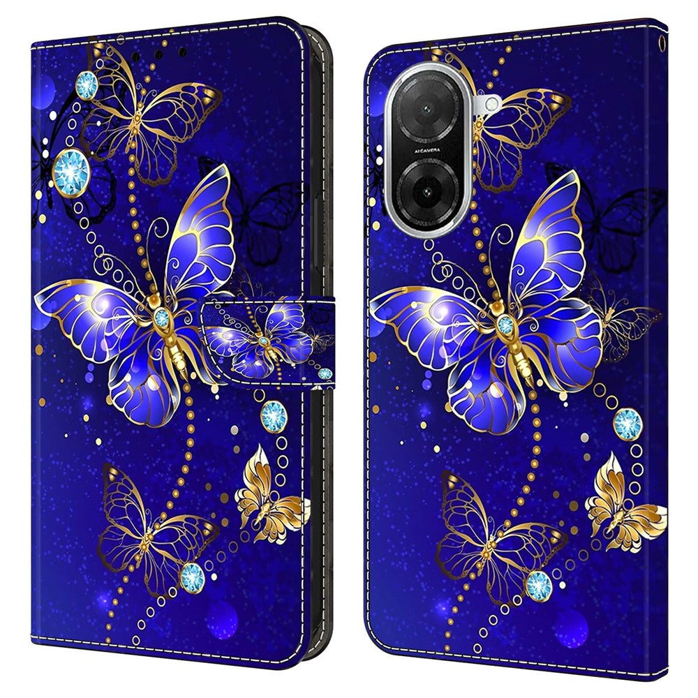 For Xiaomi Redmi A5 NFC (EU) (173.45mm) Case 3D Pattern PU Leather Wallet Phone Cover with Stand