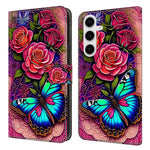 Samsung Galaxy S26+ Fodral PU Läder Plånboksfodral med Stativ