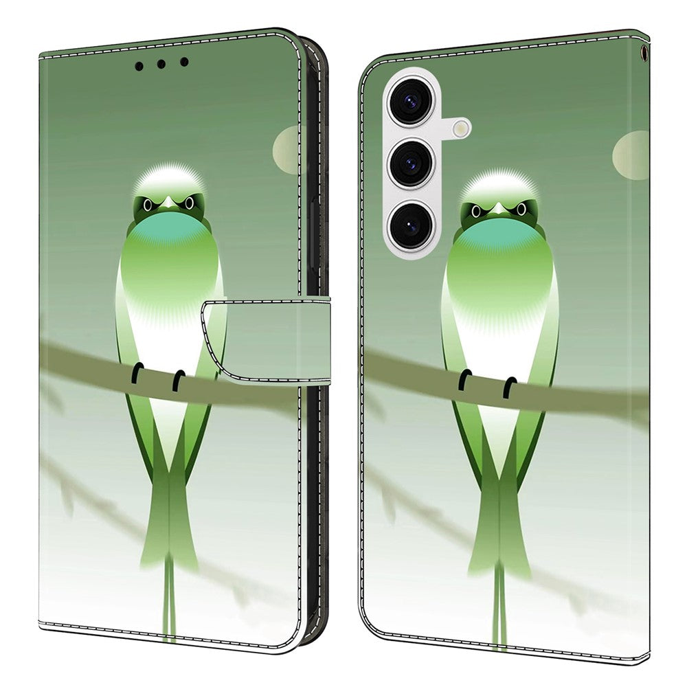 Samsung Galaxy S26+ Fodral PU Läder Plånboksfodral med Stativ