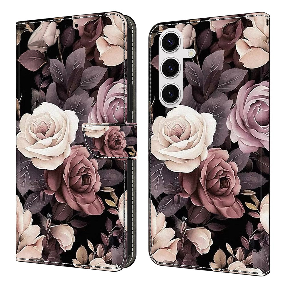 Samsung Galaxy S26+ Fodral PU Läder Plånboksfodral med Stativ
