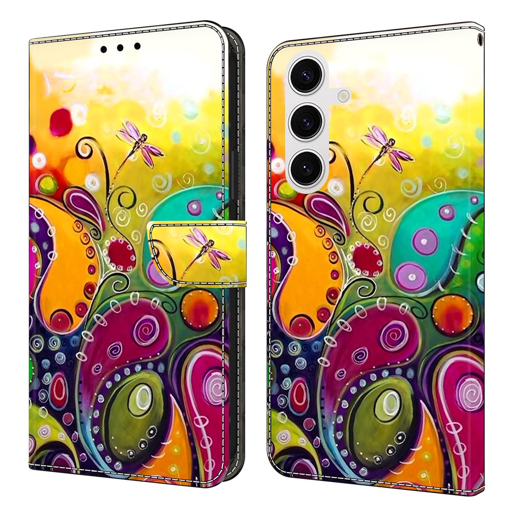 Samsung Galaxy S26+ Fodral PU Läder Plånboksfodral med Stativ