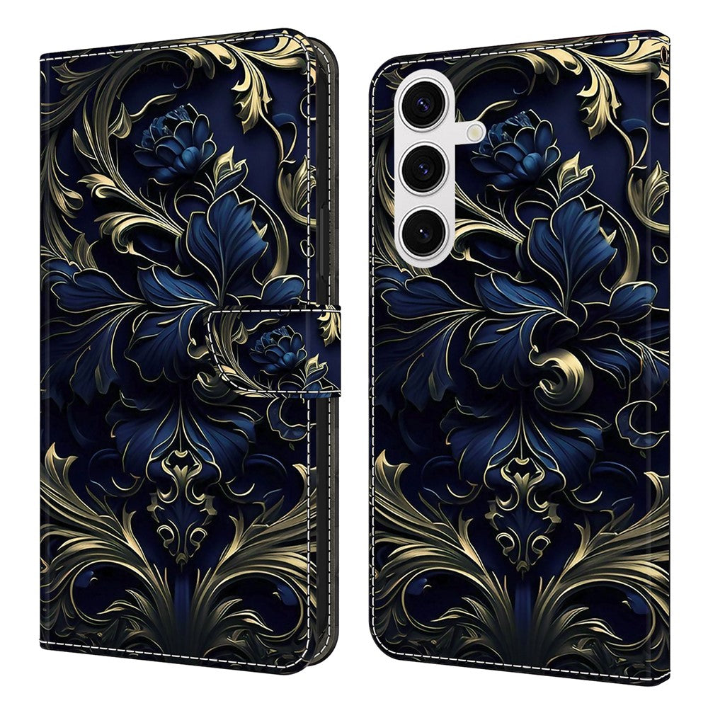Samsung Galaxy S26+ Fodral PU Läder Plånboksfodral med Stativ