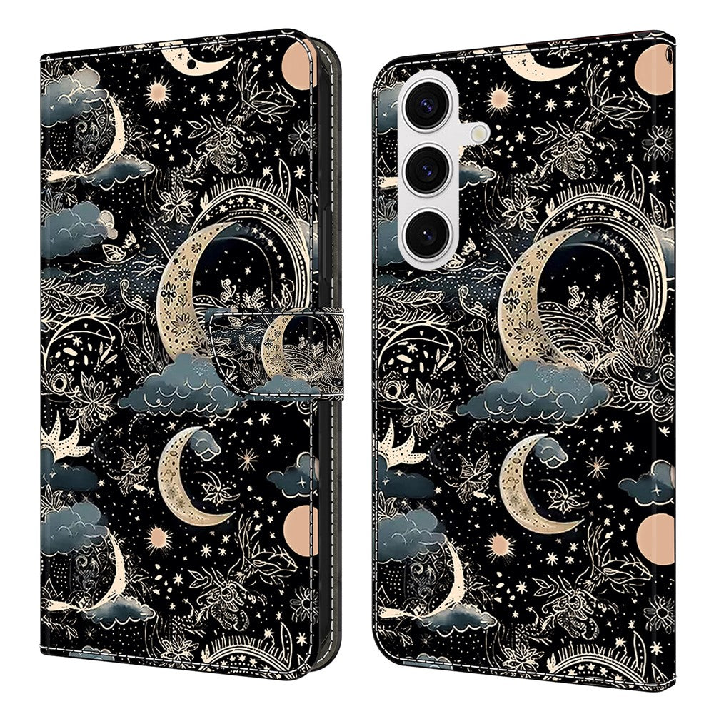 Samsung Galaxy S26+ Fodral PU Läder Plånboksfodral med Stativ