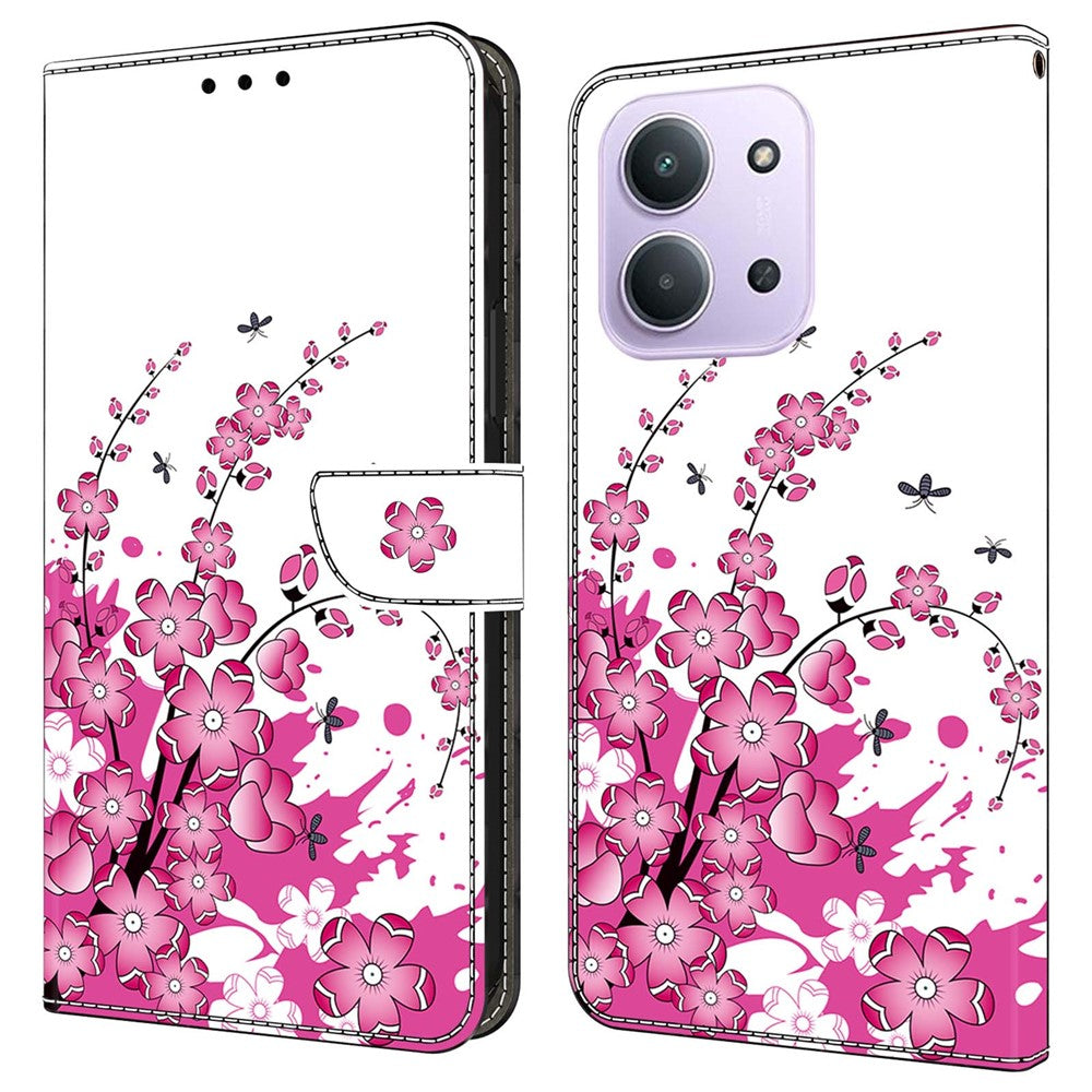 For Xiaomi Redmi 15C 4G (Global) (171mm)  /  Poco C85 4G (171mm) Case PU Leather Wallet Phone Cover with Stand