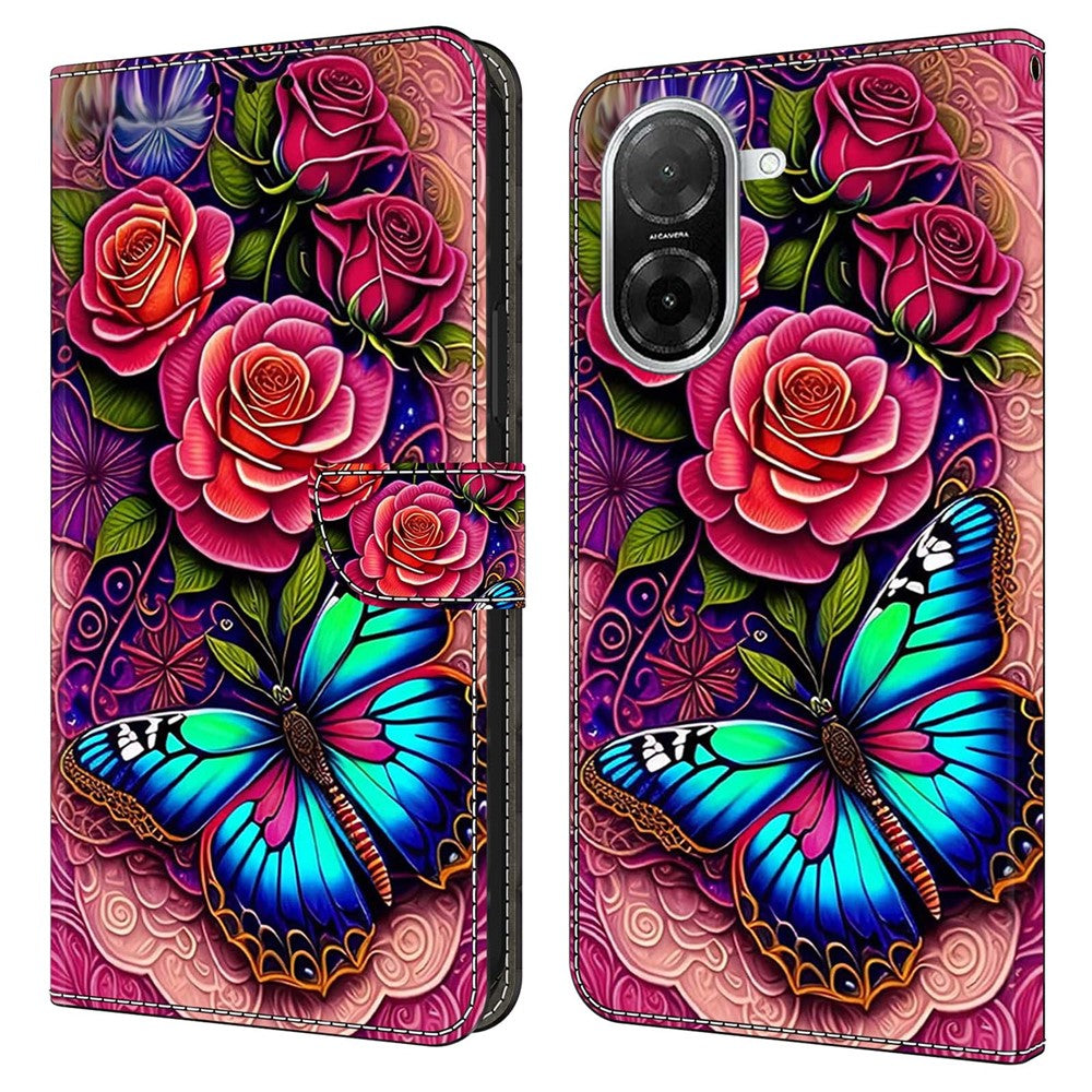 For Xiaomi Redmi A5 NFC (EU) (173.45mm) Case PU Leather Wallet Phone Cover with Stand