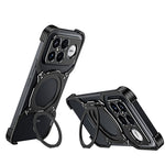 Magnetisk telefoncover til Xiaomi Redmi K90 Pro Max 5G / Poco F8 Ultra med støtteben og metalbumper