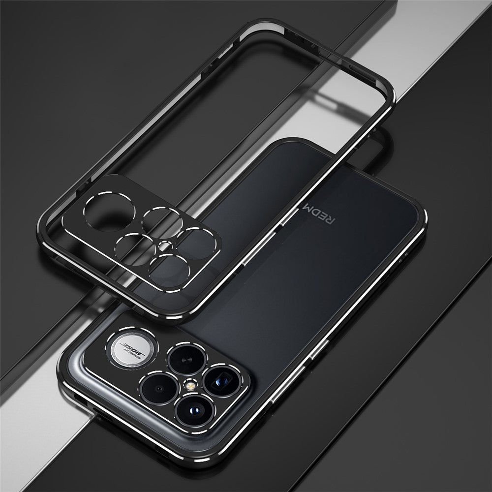 For Xiaomi Redmi K90 Pro Max 5G / Poco F8 Ultra Bumper Case Metal Frame Phone Cover with Camera Lens Guard