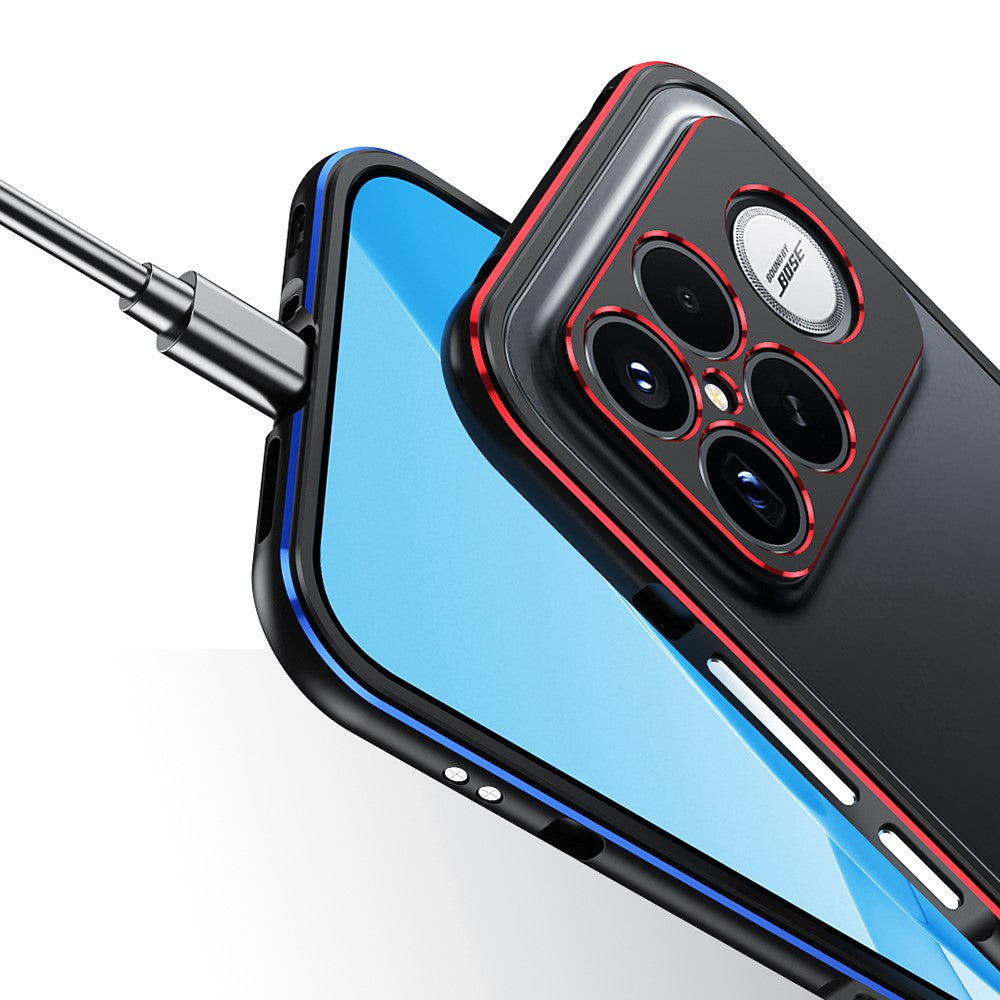 For Xiaomi Redmi K90 Pro Max 5G / Poco F8 Ultra Bumper Case Metal Frame Phone Cover with Camera Lens Guard