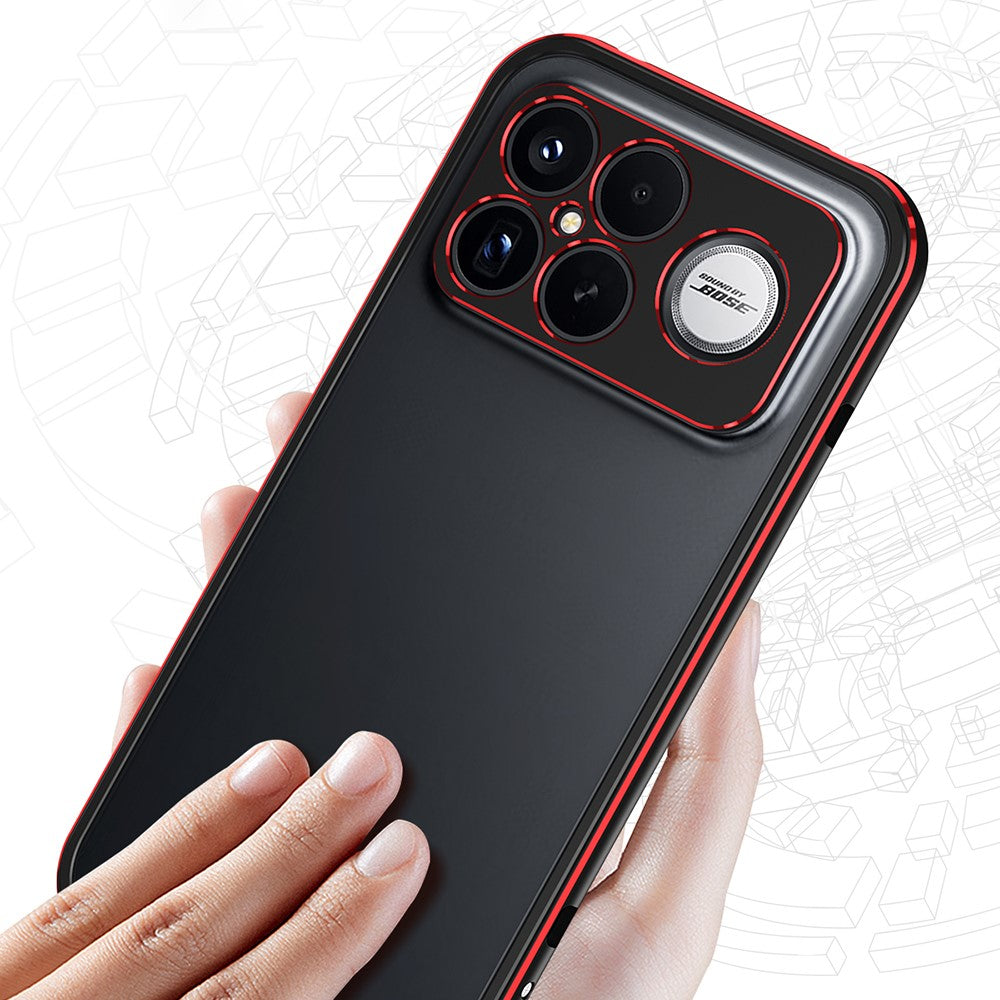 For Xiaomi Redmi K90 Pro Max 5G / Poco F8 Ultra Bumper Case Metal Frame Phone Cover with Camera Lens Guard