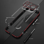 For Xiaomi Redmi K90 Pro Max 5G / Poco F8 Ultra Bumper Case Metal Frame Phone Cover with Camera Lens Guard