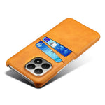 For Xiaomi 15T Case Dual Card Slots PU Leather + Hard PC Phone Cover