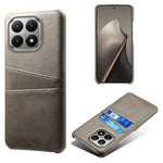 For Xiaomi 15T Case Dual Card Slots PU Leather + Hard PC Phone Cover