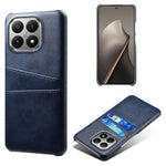 For Xiaomi 15T Case Dual Card Slots PU Leather + Hard PC Phone Cover