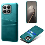 For Xiaomi 15T Case Dual Card Slots PU Leather + Hard PC Phone Cover