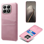 For Xiaomi 15T Case Dual Card Slots PU Leather + Hard PC Phone Cover