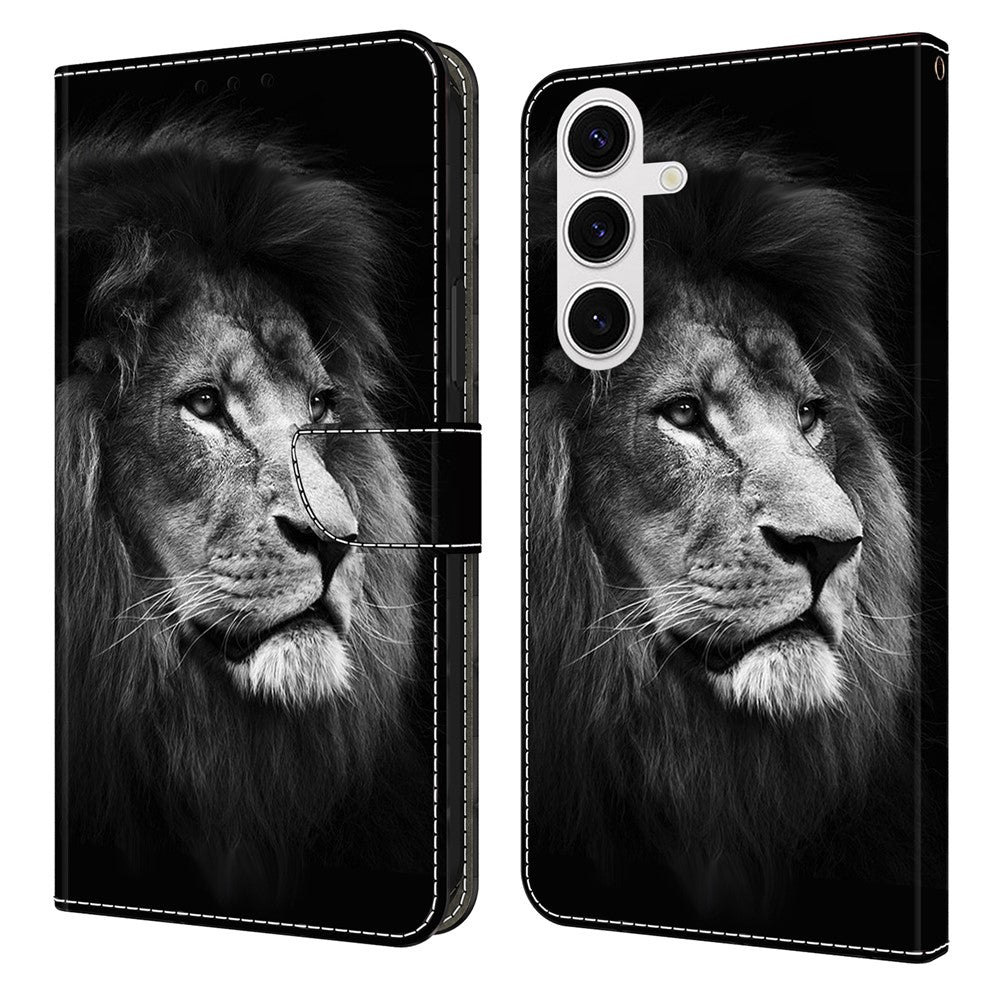 Plånboksfodral för Samsung Galaxy S26 med mönstertryck, stativ, läder, flipfodral